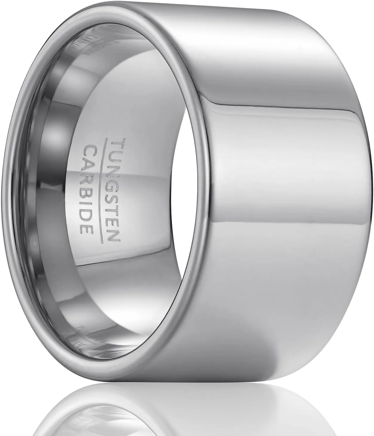 1 Men's Classic Luxury Big Thumb Finger Tungsten Steel Ring Domineering Wide 14mm Smooth and Comfortable Trendy Men's Cool Ring Jewelry