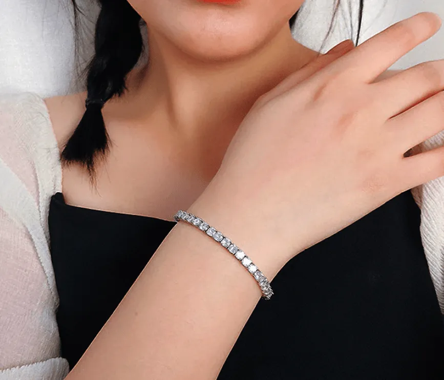 10ct Total Weight Round Diamond Tennis Bracelet
