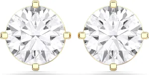 14K Yellow/White Gold Stud Earrings With 1-2 Carat Lab Grown Diamond, IGI Certified LAB GROWN Diamond Earrings 4 Prong Push Back (E-F Color, VVS-VS), Stud Earrings For Women, Fine Jewelry