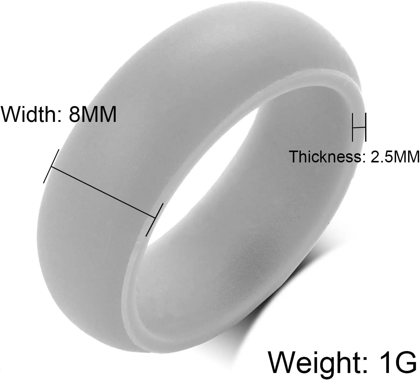 2 Ring Rubber Engagement Bands Dome Colorful Heart Ring Silicone Rings Custom Engraved Matching Rings His & Hers Wedding Band, Rubber Rings for Couples, Standard US Size 4 to 12