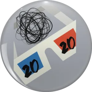 2020 Is A Problem Child Pin Lapel Pin Cute Brooch Pins Badges 0.75"