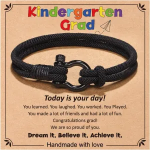 2024 Graduation Gifts for Boys, Preschool Kindergarten Graduation Gifts for Boys, College High School Graduation Bracelets 5th 8th Graduation Gift for Teen Boys Son Grandson Nephew Brother