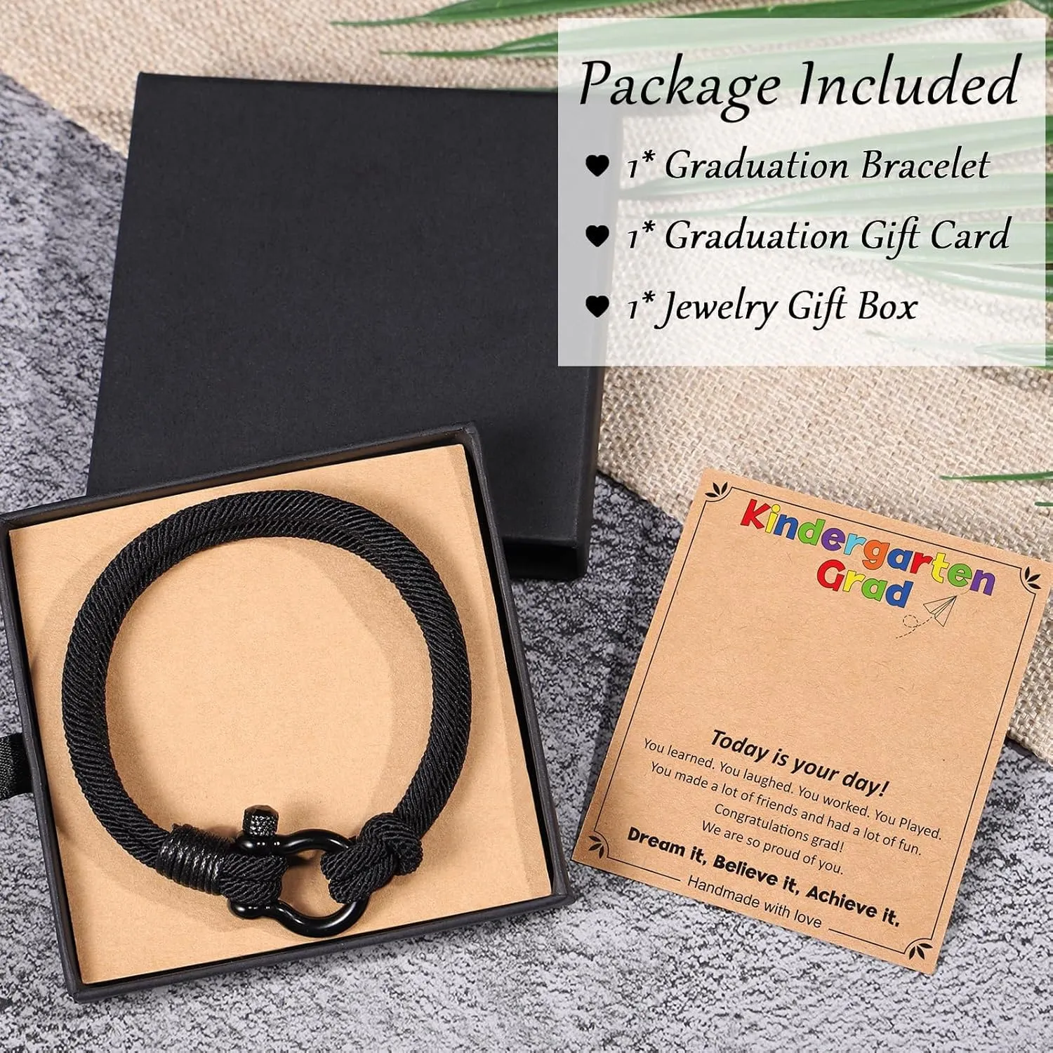 2024 Graduation Gifts for Boys, Preschool Kindergarten Graduation Gifts for Boys, College High School Graduation Bracelets 5th 8th Graduation Gift for Teen Boys Son Grandson Nephew Brother