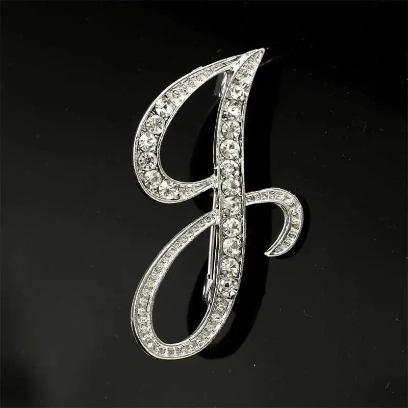 26 English Alphabet Brooches With Diamonds - Shine with Elegance 💎
