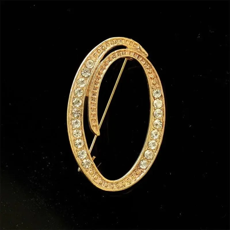 26 English Alphabet Brooches With Diamonds - Shine with Elegance 💎