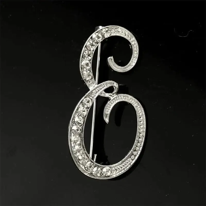 26 English Alphabet Brooches With Diamonds - Shine with Elegance 💎