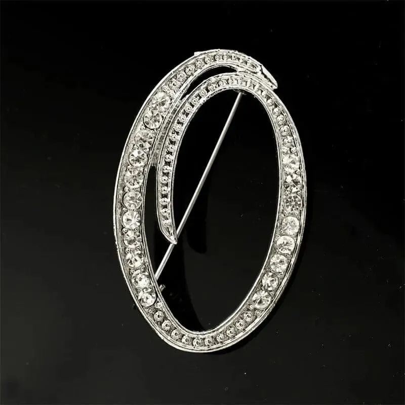 26 English Alphabet Brooches With Diamonds - Shine with Elegance 💎