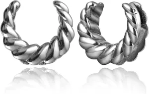 2PCS Classic Saddle Plugs Gauges Tunnels for Stretched Ears, Hypoallergenic 316 Stainless Steel Ear Plugs Tunels Gauuges 8mm-25mm (0G-1") Body Piercing Jewelry for Women Men