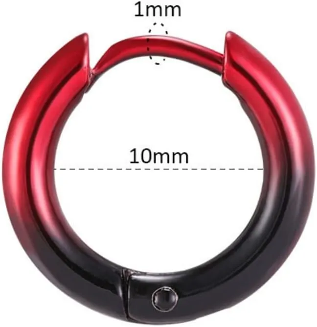 316L Surgical Stainless Steel Huggie Hoop Earrings Set Hypoallergenic Earrings Hoop Cartilage Sleeper Earrings for Men Women Girls