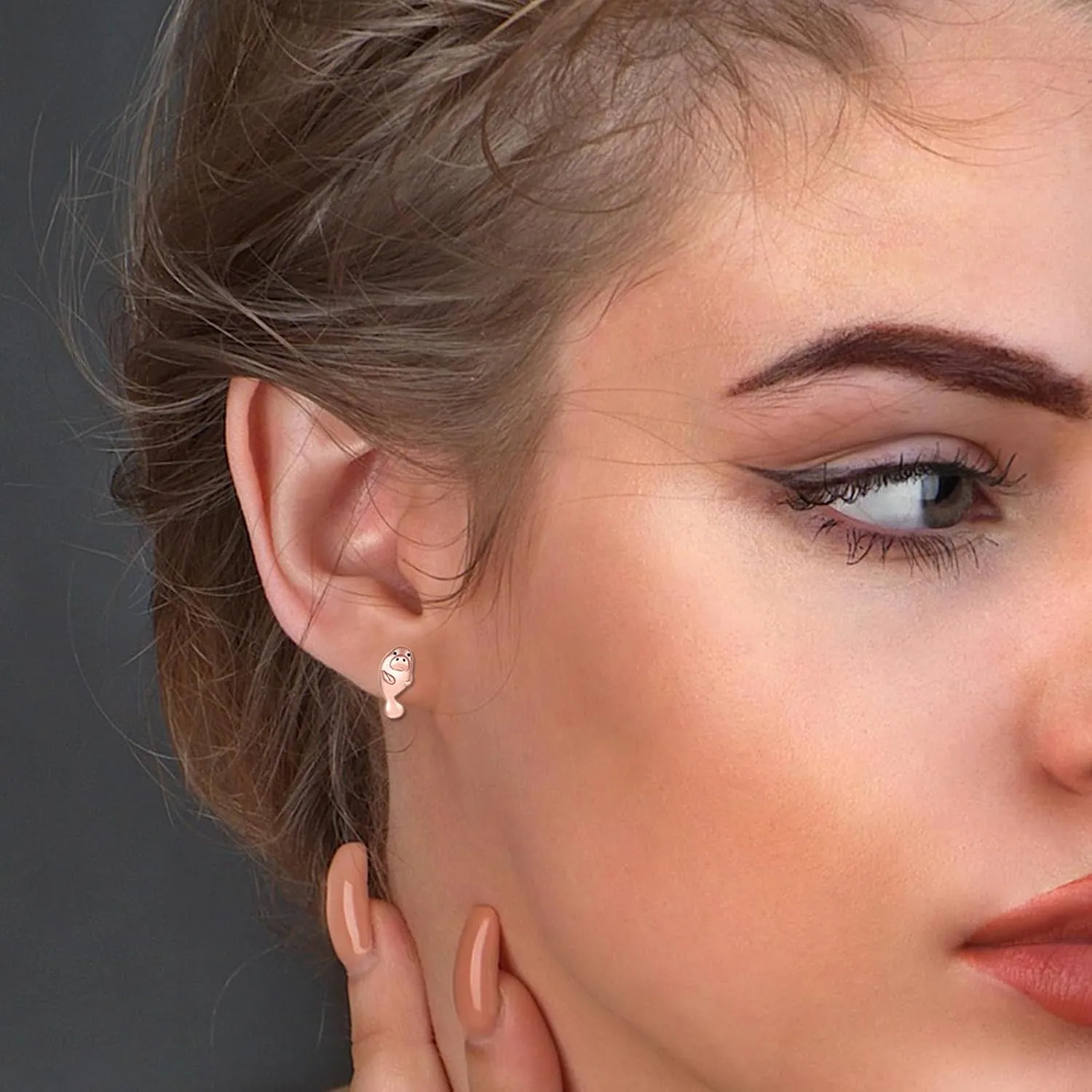 925 Sterling Silver Adorable Animal Stud Earrings for Women Hypoallergenic Cute Puppy Fox Koala Kitten Guinea Pig Highland Cow Ear Studs for Granddaughter Animal Earring Studs Jewelry Gifts for Daughter