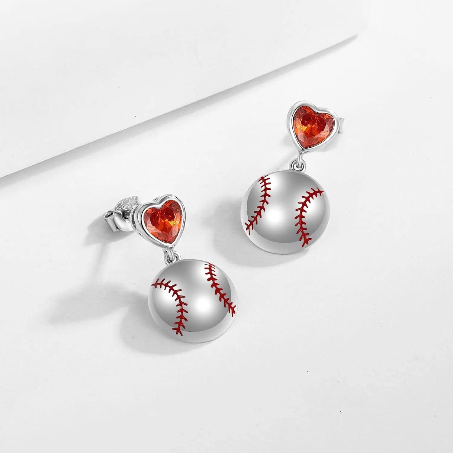 925 Sterling Silver Volleyball Stud Earrings for Women Hypoallergenic Volleyball Baseball Football Ear Studs Sports Earrings Studs for Volleyball Lover Volleyball Jewelry Gift