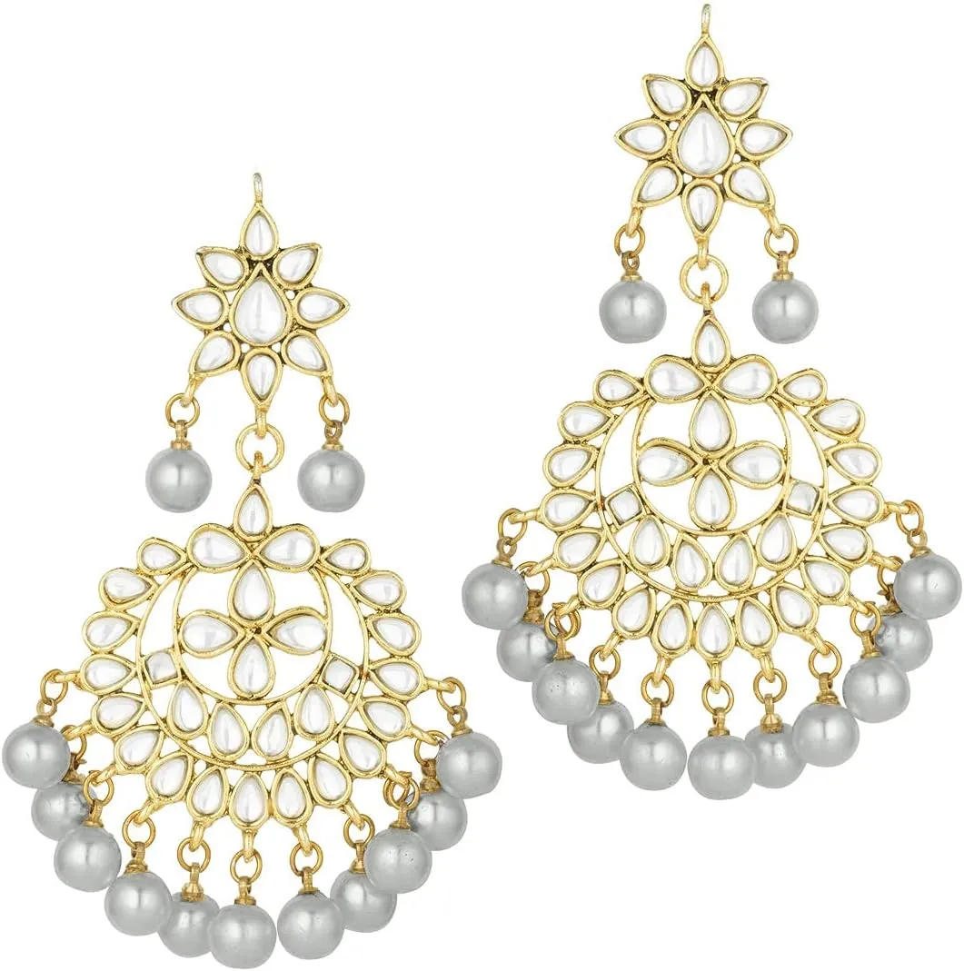 Aheli Indian Traditional Maang Tikka with Kundan Necklace Earrings Set Ethnic Wedding Party Designer Jewelry Gift for Women