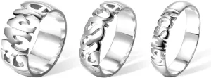 AILIN 925 Sterling Silver Personalized Name Rings For Women Men Custom 5mm 7mm 10mm Bands Ring With Name Memorial Rings For Dad Mother Birthday Gifts For Her Grandma