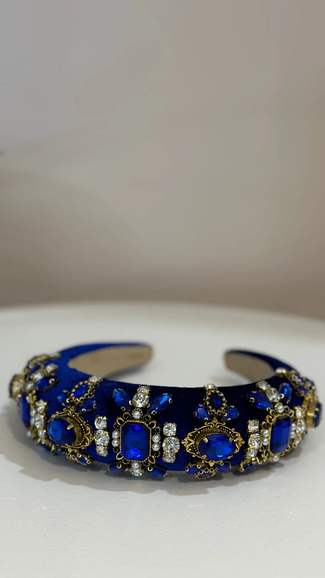 Anastasia Jewel Headband (Sapphire)