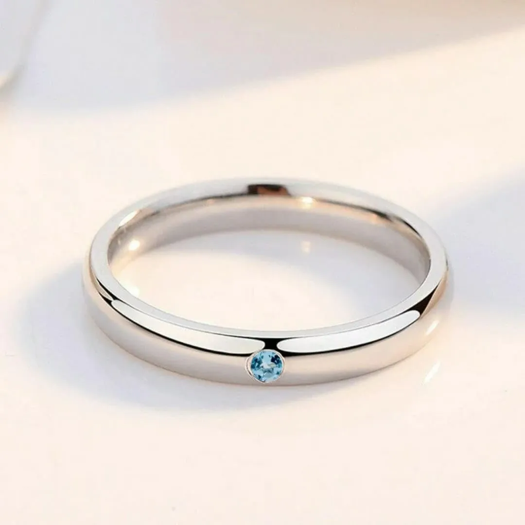 Anime Ring, Movie 0 Ring, 925 Sterling Silver Ring, White Stone Ring, Couple Ring, Promise Ring, Anime Jewellery, Y O Ring, Famous Anime Series Ring, Christmas Gifts