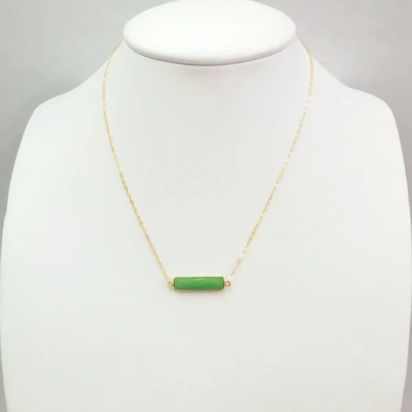 Apple Green Chalcedony Single Pendant