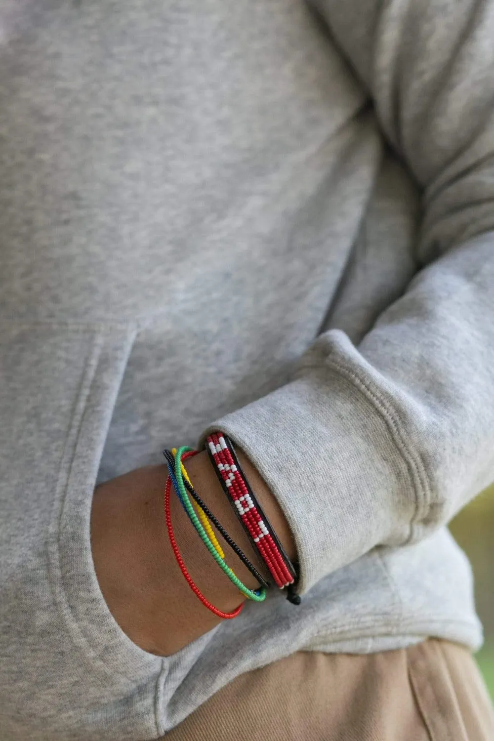 Beaded Unity Rings Bracelet