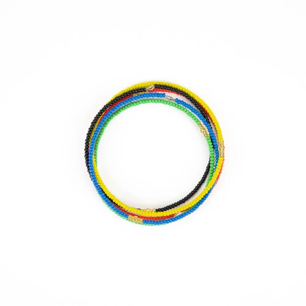 Beaded Unity Rings Bracelet