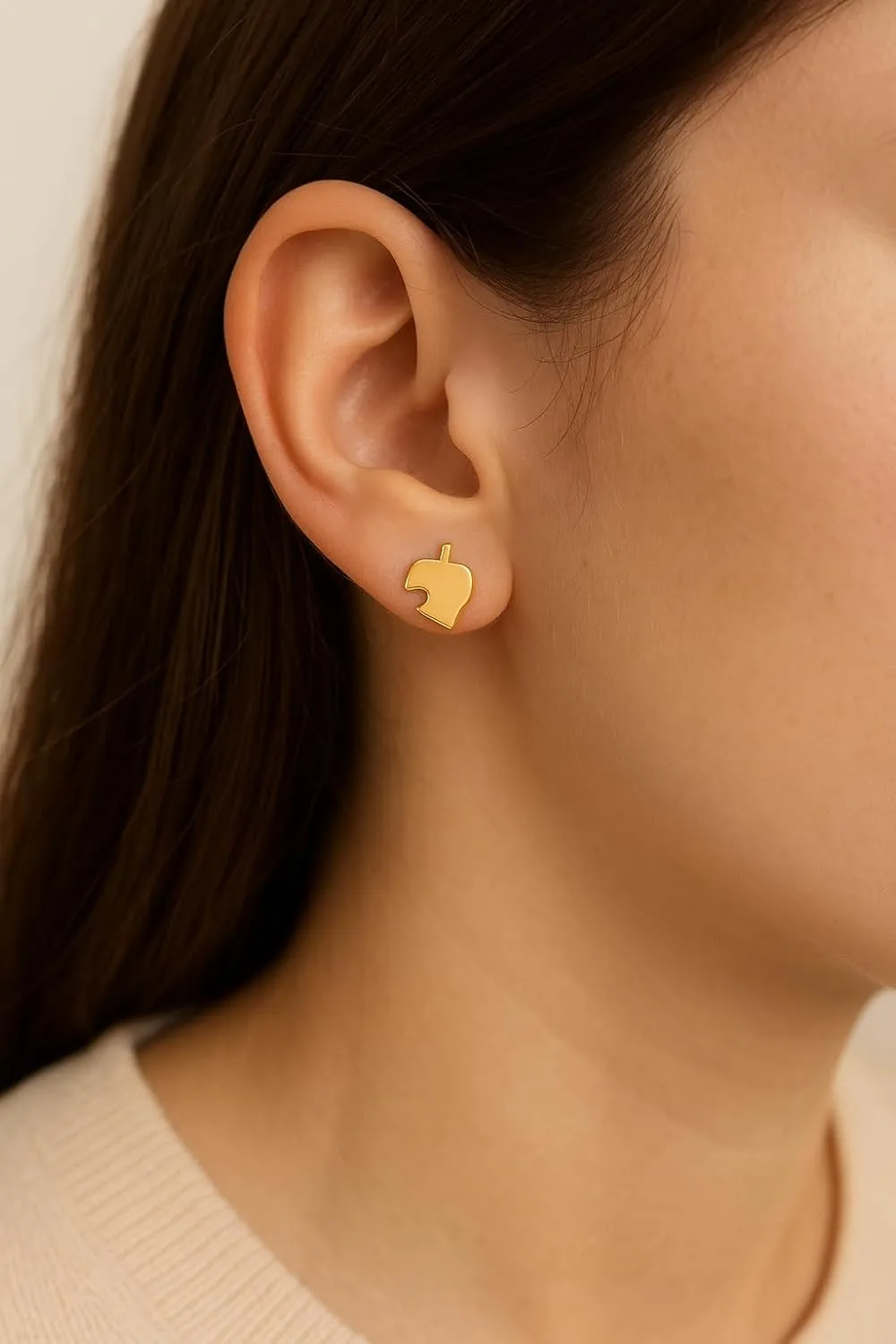 Blingsoul 14K Gold Plated Lightweight Chunky Gold Earrings | Small Hoop Earrings for Women