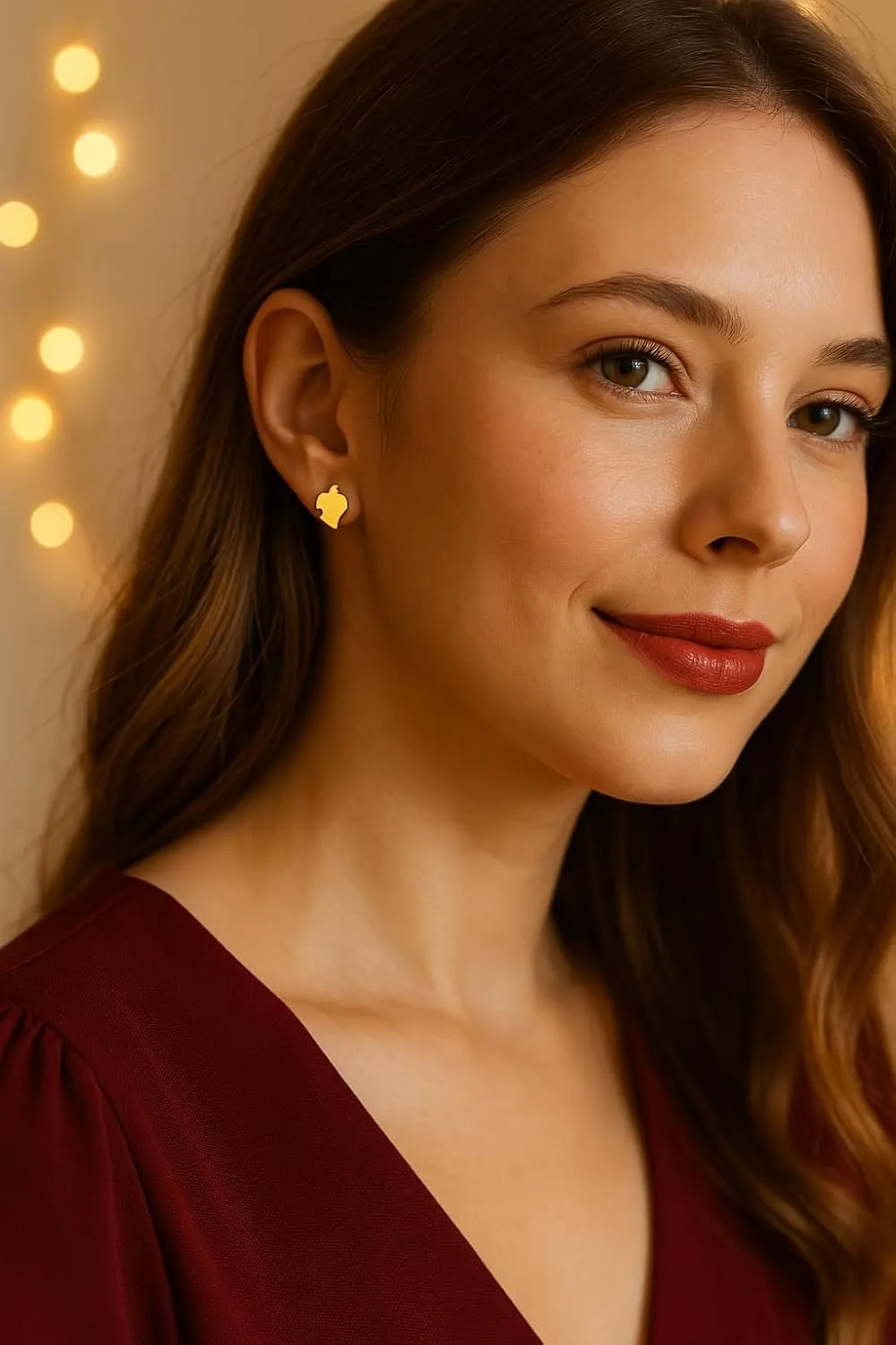 Blingsoul 14K Gold Plated Lightweight Chunky Gold Earrings | Small Hoop Earrings for Women