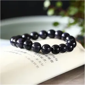Buddhist Prayer Bead Bracelet,Buddha Meditation Beads Bangle,jewelry Natural Stone Bracelet Men Women Black Bracelet 8mm 10mm Beads 10mm beads bracelet Bracelets (Color : 10mm beads bracelet) ( Color