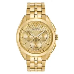 Bulova Curv Chronograph Stainless Steel Men's Watch - 97A125