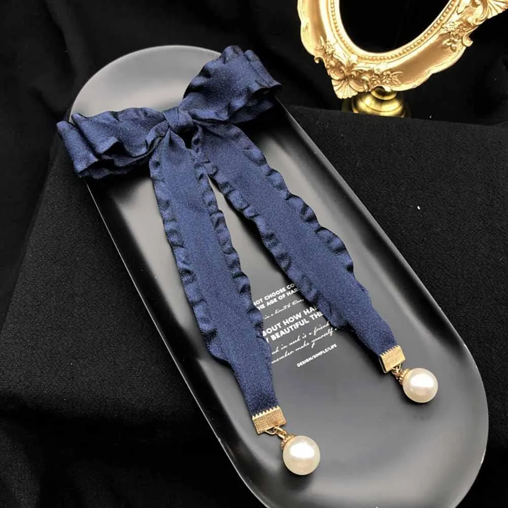 canjoyn Crystal Pre Tied BowTie Collar Neck Bow Brooch Pins Bow Tie Brooch Ribbon Bowknot Brooch Pins