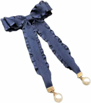 canjoyn Crystal Pre Tied BowTie Collar Neck Bow Brooch Pins Bow Tie Brooch Ribbon Bowknot Brooch Pins