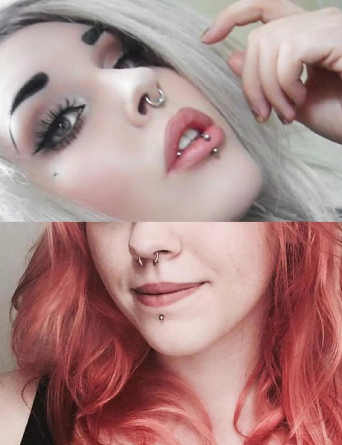 Cisyozi 16G Septum Rings Piercing Jewelry 316L Surgical Steel Hypoallergenic Black Septum Nose Eyebrow Lip Rings Hoop Helix Daith Cartilage Tragus Rook Earrings Piercing Jewelry for Women Men 10mm