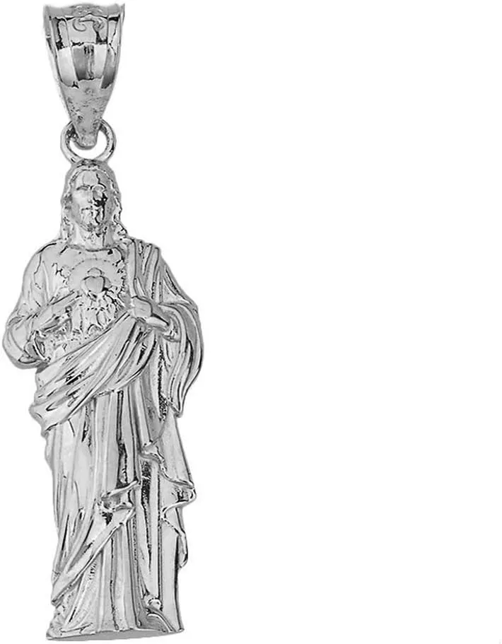 Claddagh Gold - Fine 925 Sterling Silver Jesus Christ Body Charm Pendant