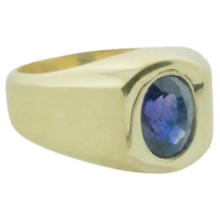 Classic Sapphire Pinky Ring