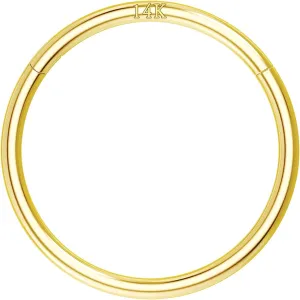 COCHARM 14K Solid Gold 18g/16g Nose Rings 16G Septum Rings Yellow Gold Tragus Helix Cartilage Conch Earring Hoops 18 Gauge Piercing Hoop