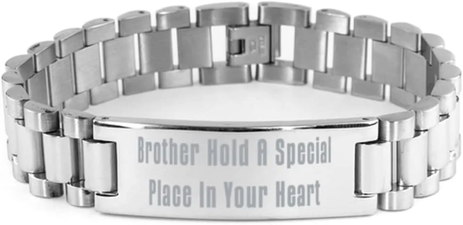 Cool Brother Gifts, Brother Hold A Special Place In Your Heart, Birthday Unique Gifts, Ladder Bracelet For Brother from Brother, Friendship bracelet, Climbing bracelet, Gift for her, Stacking