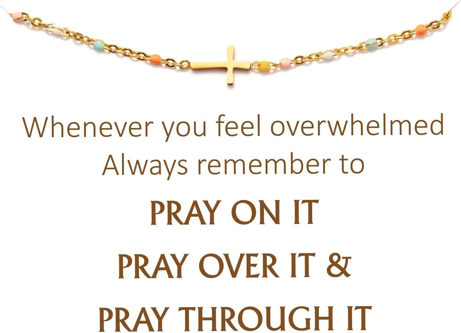 Cross Bracelet Christian Gifts for Women Teen Girls Religious Inspirational Faith bless Easter Confirmation Baptism Gifts Friend Birthday Mom Catholic First Communion Gifts for Girls Jewelry
