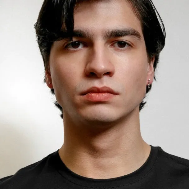 'Cruz Studs' Silver