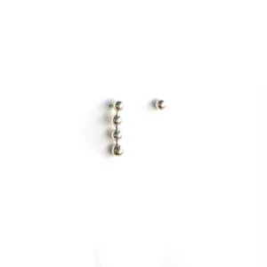 'Cruz Studs' Silver