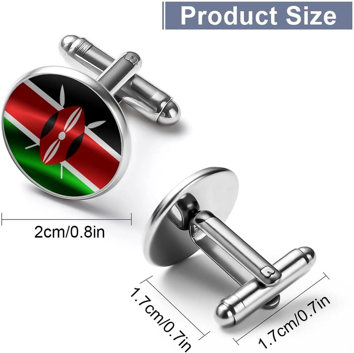 Cuff Links Shirt Studs for Men, Round Cufflinks Jewelry Business Wedding Groomsmen Outfit Accessories