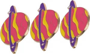 Cute Enamel Pins Planets Decor Space Toys for Children Backpack Jewelry Pin Set