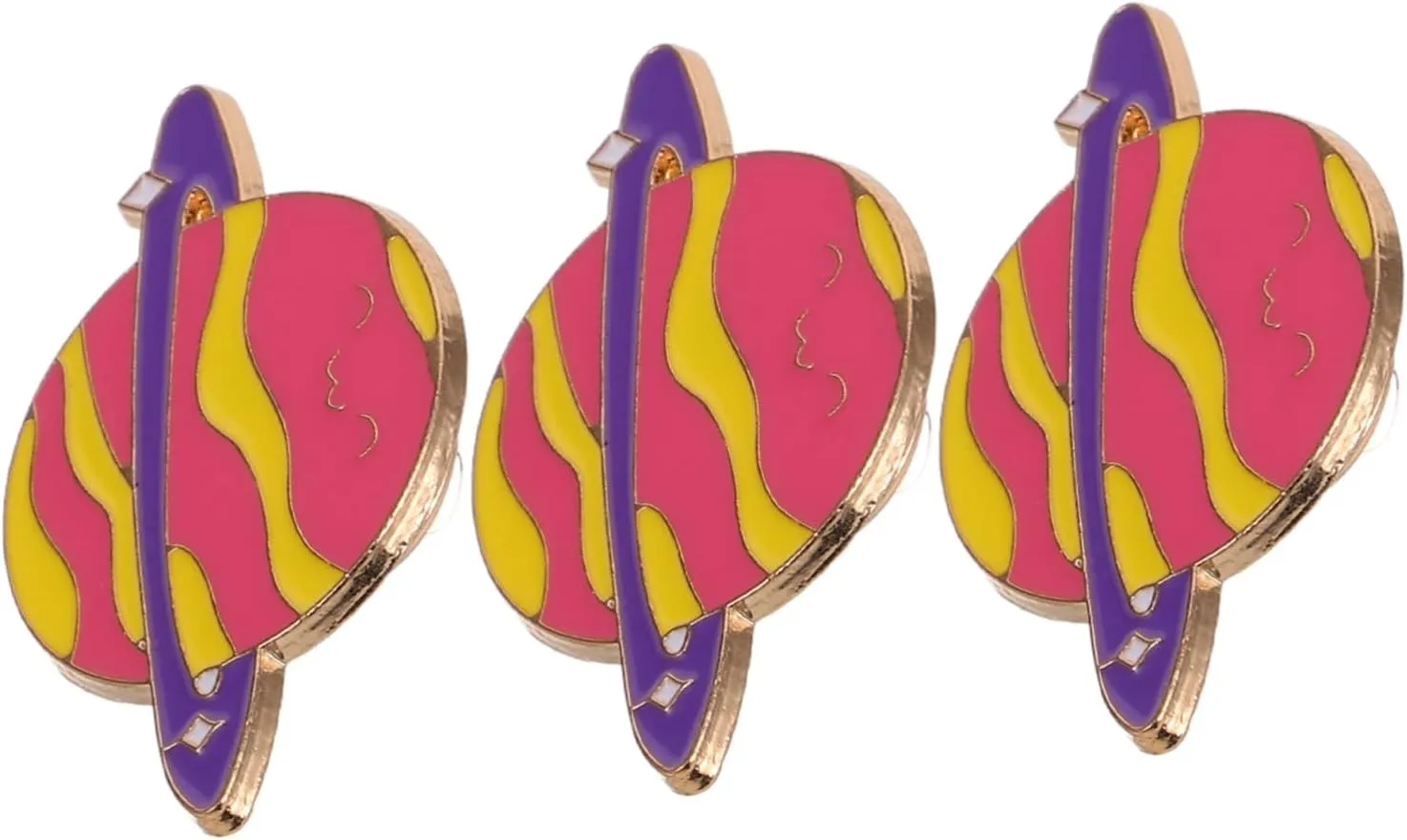 Cute Enamel Pins Planets Decor Space Toys for Children Backpack Jewelry Pin Set