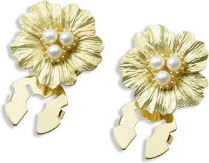 Cute Tiny Pearl Flower Button Cover for Shirt Cuff Wedding Tuxedo Formal Business Shirt Cufflinks Skirt Buttons Accessories
