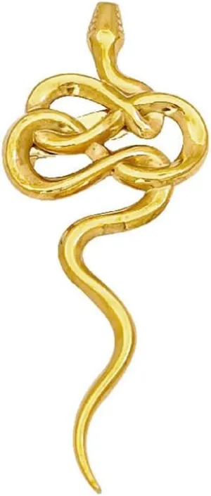 Dainty Long Snake Brooch Pin Gothic Simple Sanke Pin Stainless Steel Smooth Snake Collar Pin Coat Suit Accessory Metal Animal Lapel Pin Banquet Badge Pins Backpack Bag Brooches Pin for Women Men