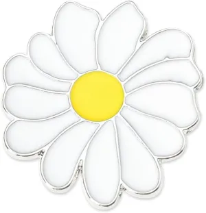 Daisy Flower Brooch Pins for Women Girls White Daisy Flowers Brooch Pin for Clothes Daisy Brooches and Pins for Women Granddaughter Christmas Birthday Gift