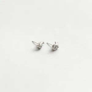 Emery Knot Studs (Silver)
