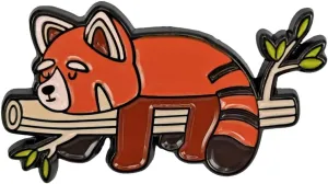 Enamel Pin,Cute Red Panda Lapel Pin,Cartoon Animal Brooch,Gift For Teens Students Family Friends Partners,DIY Decor,Denim Jacket Canvas Bag Backpack Hat Shirt Collar Accessory