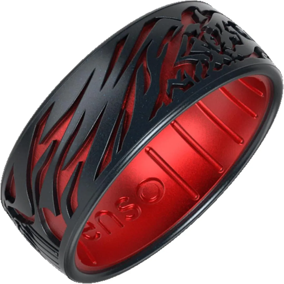 Enso Rings Etched Star Wars - Classic Silicone Ring - Comfortable and Flexible Design