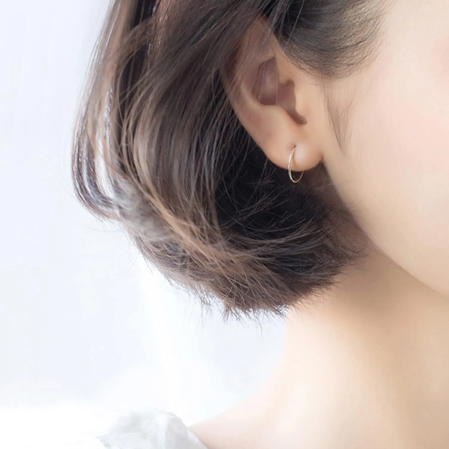 EPIRORA Sterling Silver Stud Earrings Small Cartilage Hoop Earrings for Women Men- 3 Pairs of Hypoallergenic Tiny 3mm Cubic Zirconia Round Ball Earrings & 10mm/12mm Cartilage Earring Hoops