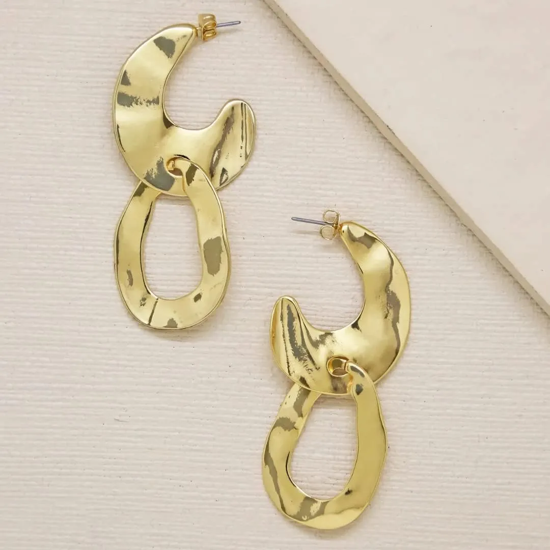 Ettika Dangle Earrings for Women. 18k Gold or Rhodium Plated Earrings. Jewelry, Birthday Gifts For Women