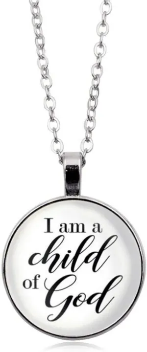 Fuqimanman2020 Bible Verse Christian Cross Necklace I Am A Child of God NecklaceBaptism Gifts, Communion GiftsBaby Shower, Godchild Women Teen Girl Gift