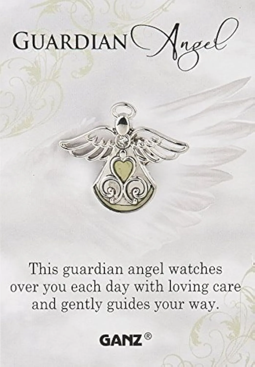 Ganz Pin - Guardian Angel "This guardian angel watches over you each day with loving care and gently guides your way."