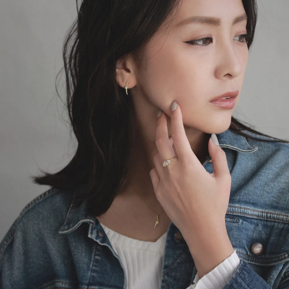 Gold Plated Arch Studs